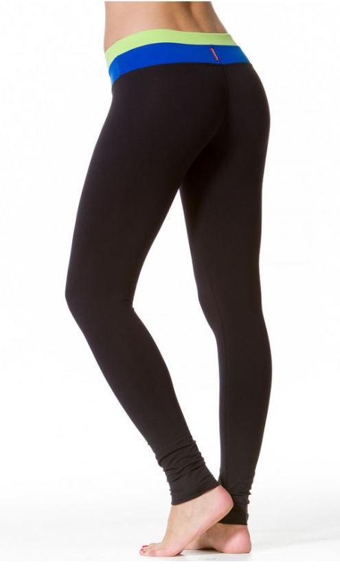 Low Rise Suplex Two Tone Ankle Leggings - Pranachic