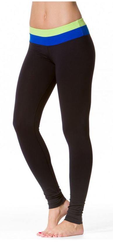 Low Rise Suplex Two Tone Ankle Leggings - Pranachic