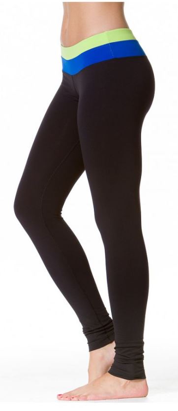 Low Rise Suplex Two Tone Ankle Leggings - Pranachic