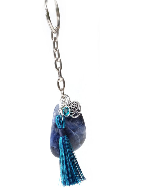 Sodalite Key Ring - Pranachic