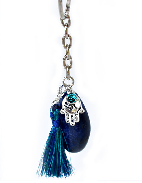 Sodalite Key Ring - Pranachic