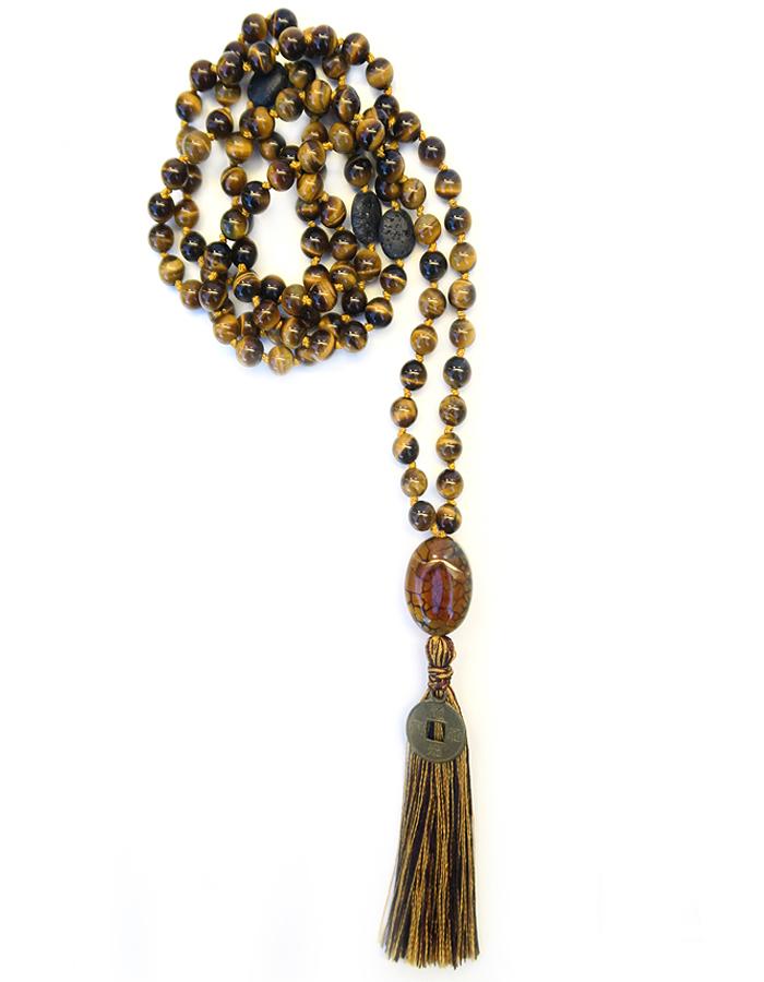 Balance Collection - TRUE CENTER Mala, Pratinu Golden Balance Mala Bracelet and Balance Intention Mist - Pranachic