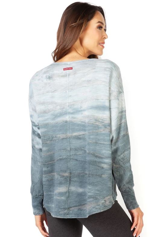 Dolman Sleeve Sweatshirt with Tie Dye