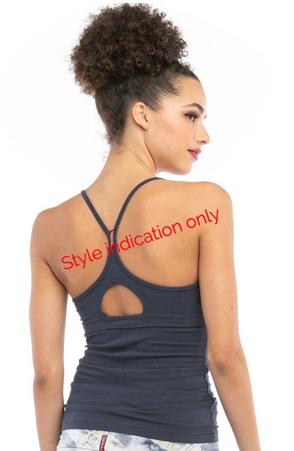 Empire Cut-out Tank with Bra