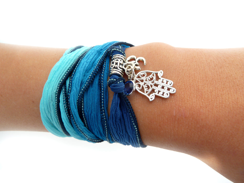 Once in a Bluest Moon - Yoga Silk Wrap - Pranachic