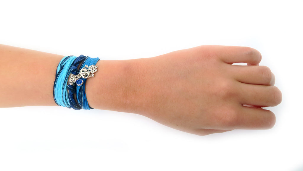 Once in a Bluest Moon - Yoga Silk Wrap - Pranachic