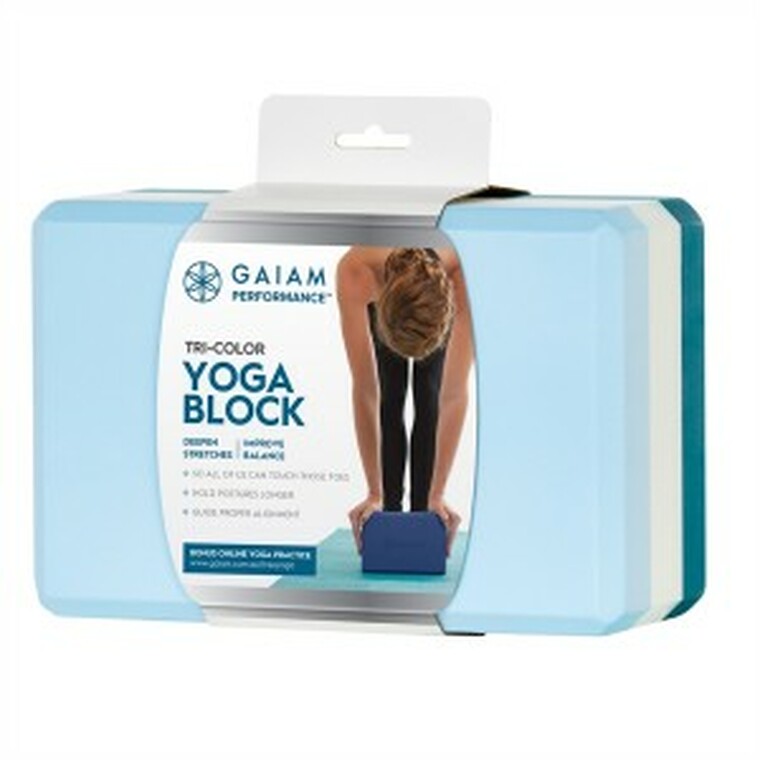 Gaiam Essentials Tri-Color Block