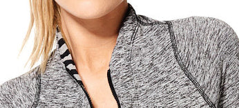 Brushed Heather Zip Jacket - Pranachic