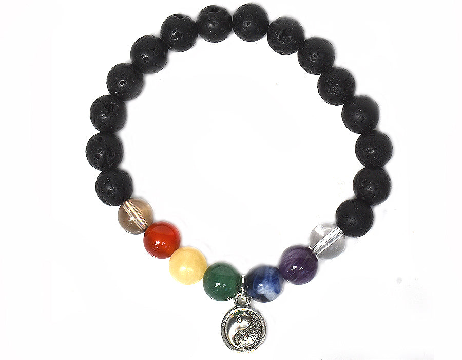 Balanced Yin Yang Chakra Bracelet