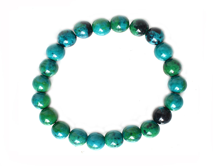 Self Expression - Chrysocolla bracelet