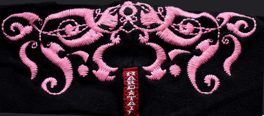 Rolldown Bootleg Flares - with Embroidery - Pranachic