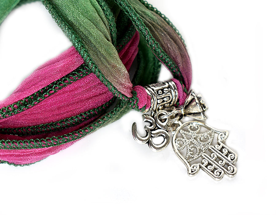 Wandering Roses - Yoga Silk Wrap