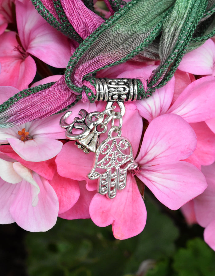 Wandering Roses - Yoga Silk Wrap