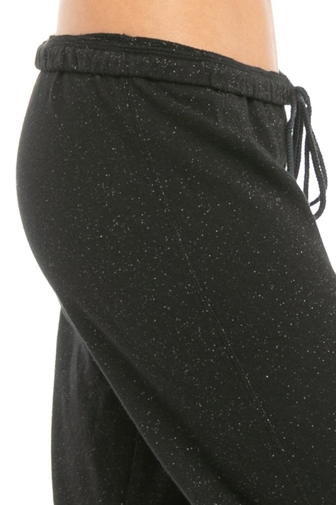 Heathered Fleece Sparkle Sweatpants
