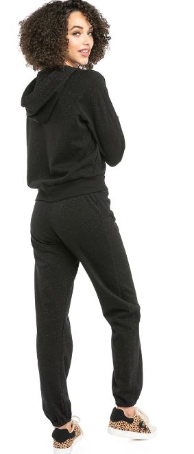 Heathered Fleece Sparkle Sweatpants