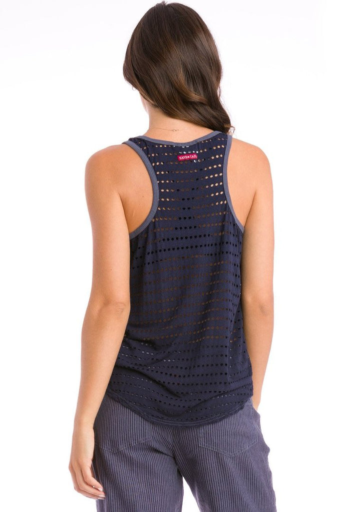 Slouchy 'Holey' Racerback Tank