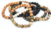 Hanuman Bracelet - Painted Jasper and Lava stone
