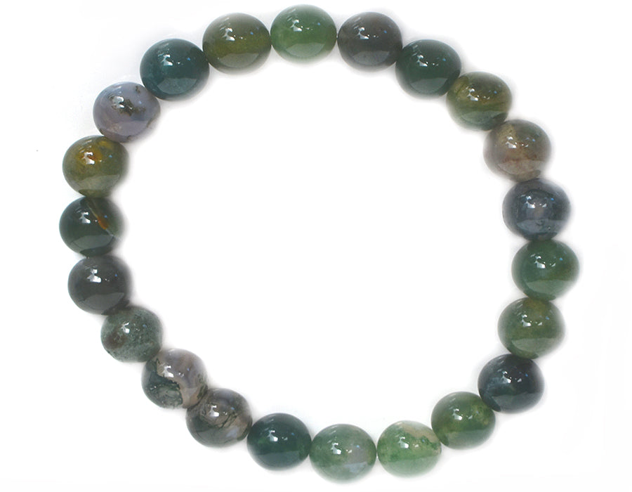 Heart Shimmer - Moss Agate bracelet