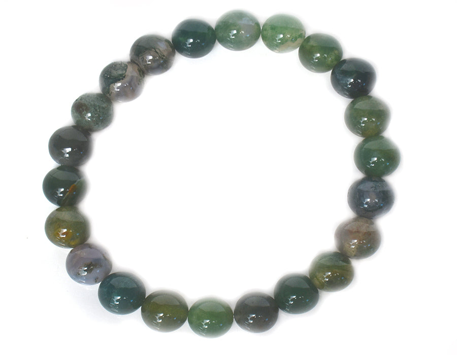 Heart Radiance - Moss Agate bracelet