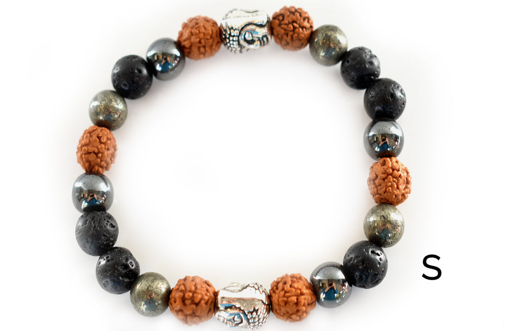 Dark of the Moon Buddha Yin Bracelet - Pranachic