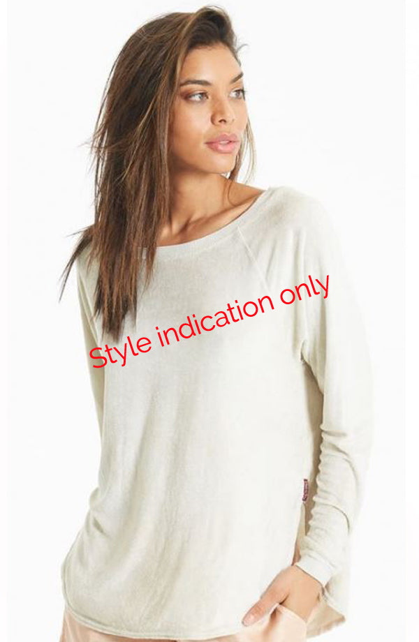 Long Sleeve Shoulder Slide Raglan T - Pranachic