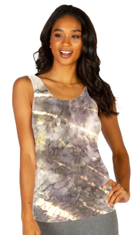 Classic Sexy Tank with Butterfly Wing, Lizard & Stormwash Tie Dyes