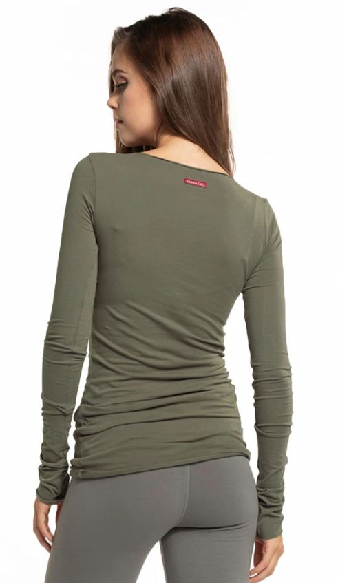 Long Skinny Tee in Solid Colors