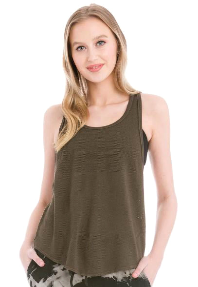 Slouchy 'Soccer Mesh' Racerback Tank