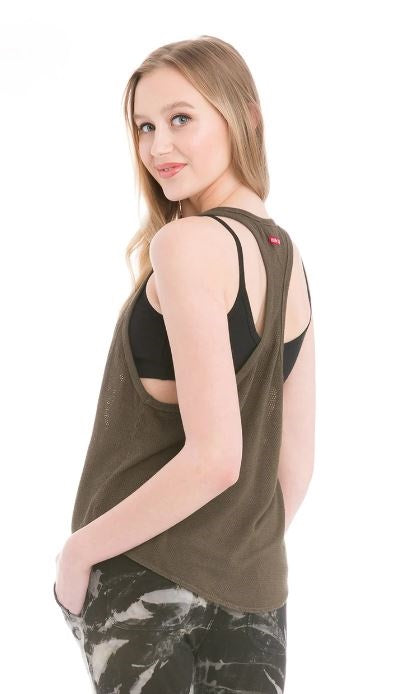 Slouchy 'Soccer Mesh' Racerback Tank