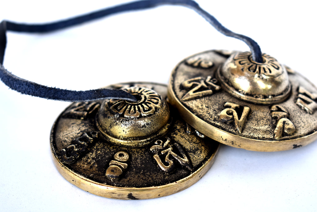 Handcrafted Tibetan Meditation Cymbals (Tingsha) - Pranachic
