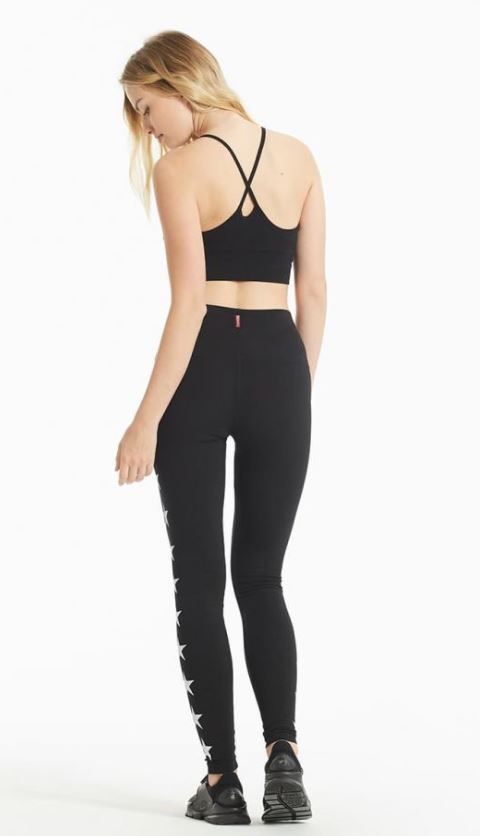 Hi Rise Ankle Leggings with stars - Pranachic