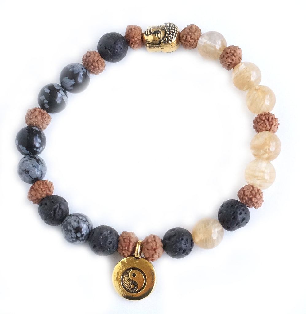 Dawn after Night - Yin Yang Bracelet - Pranachic
