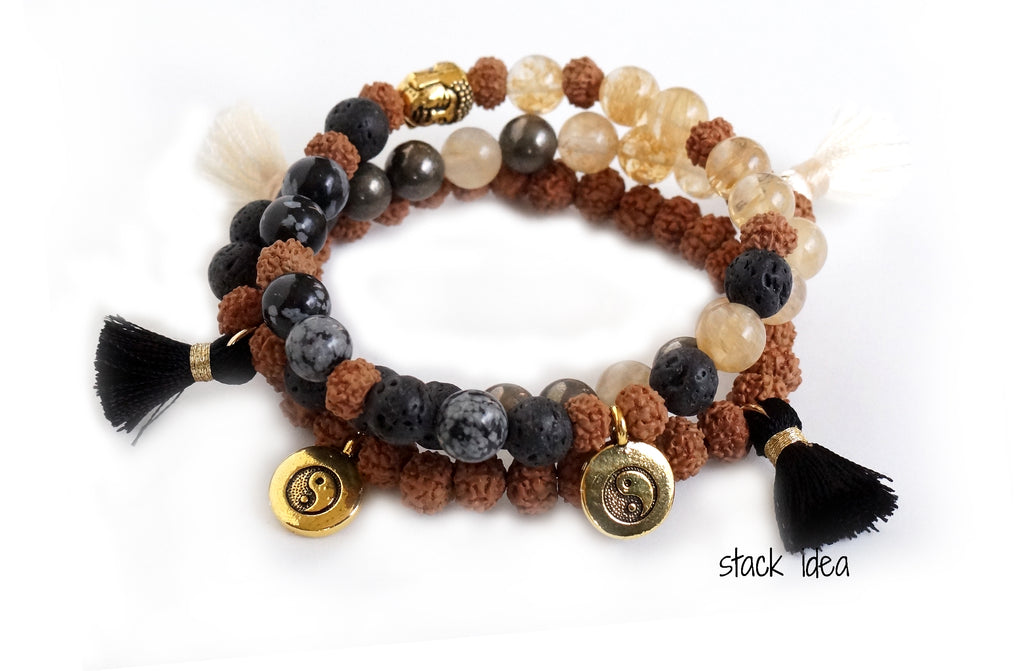 Dawn after Night - Yin Yang Bracelet - Pranachic