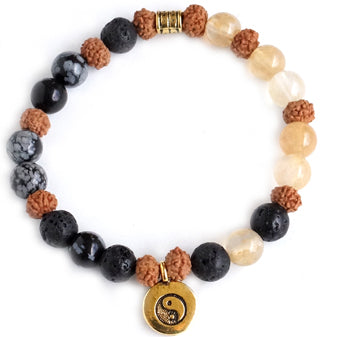 Daylight & Midnight - Yin Yang Bracelet - Pranachic