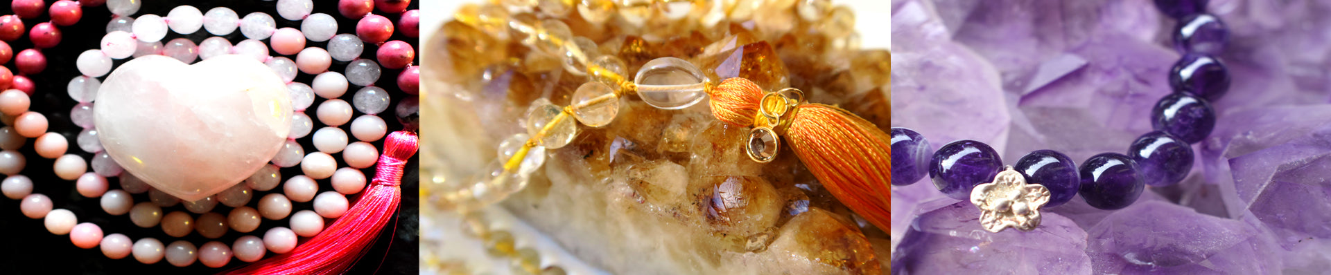 Why do we use crystals in malas?