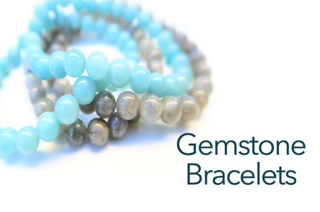 stunning energy filled semi-precious bead bracelets