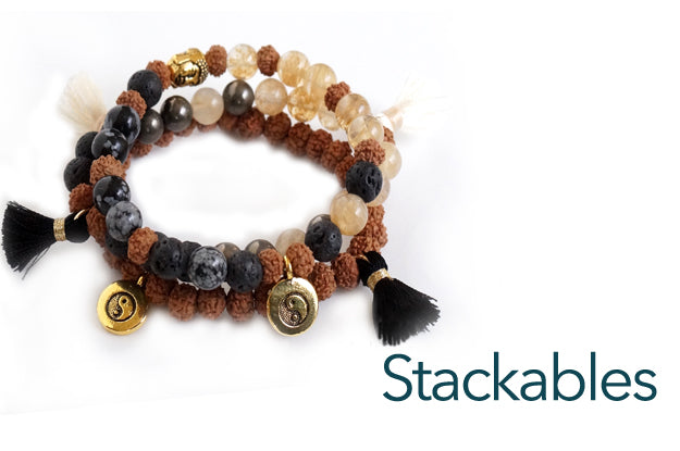 stack them up to create your own look and energy...