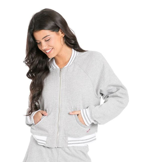 Baseball Fleece Bomber