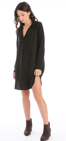 Long Sleeve Shirt Tunic Dress