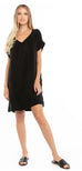 V Neck Shift Dress