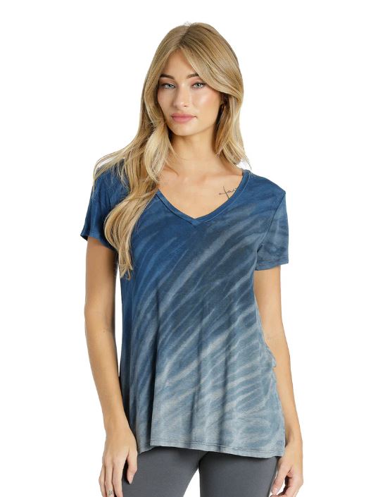 A-Line Crew Neck T - with Tie Dye