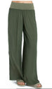 Flat Waist Wide Leg Pant