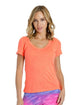 Slub V Neck T