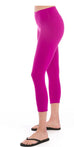 Flat Waist Supplex Performance Capri Leggings