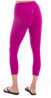 Flat Waist Supplex Performance Capri Leggings