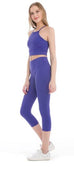 Flat Waist Supplex Performance Capri Leggings