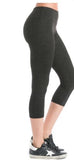 Micro Stripe Performance Capri Leggings