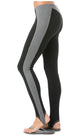 Low Rise Color Blocked Side Saddle Stirrup Leggings