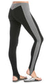 Low Rise Color Blocked Side Saddle Stirrup Leggings