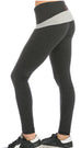 Wave Waistband Rolldown Ankle Leggings